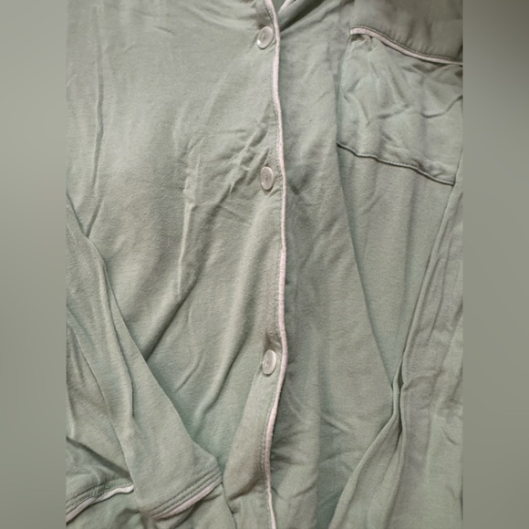 Eberjey green pajama set - Picture 3 of 4